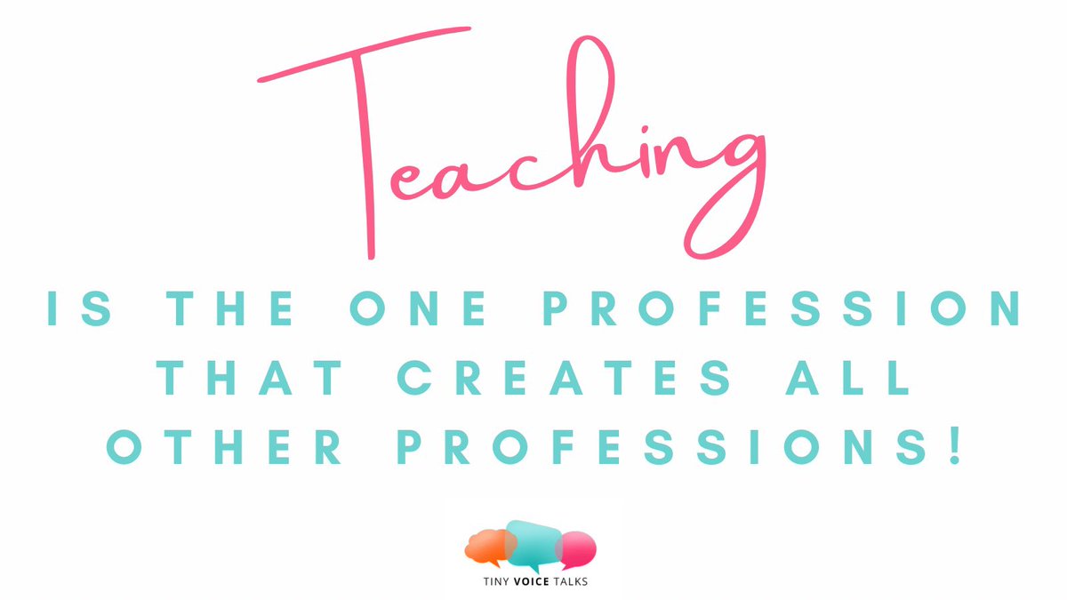Toriaclaire's tweet image. Have a great day all you educators out there! #TinyVoiceTalks #TinyVoicesTalk