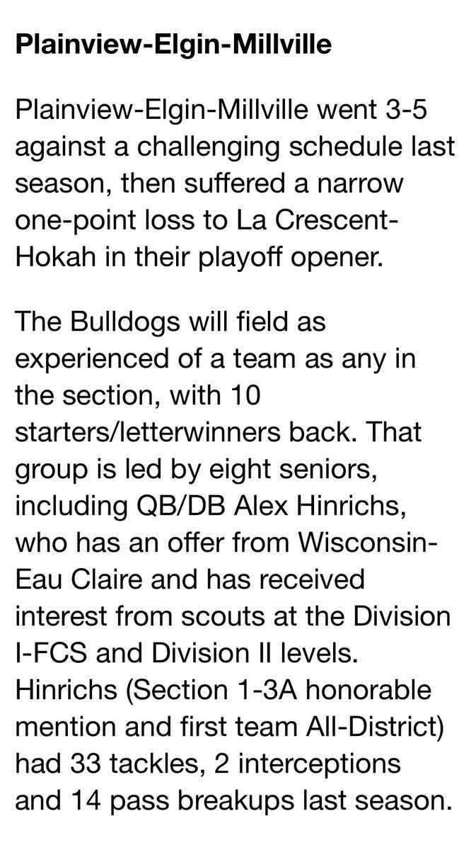Alex Hinrichs (@alexhinrichs3) on Twitter photo I appreciate the write ups I have recently received in the Post Bulletin!! <a href="/Sports_PB/">Post-Bulletin Sports</a> I appreciate the write ups I have recently received in the Post Bulletin!! <a href="/Sports_PB/">Post-Bulletin Sports</a>