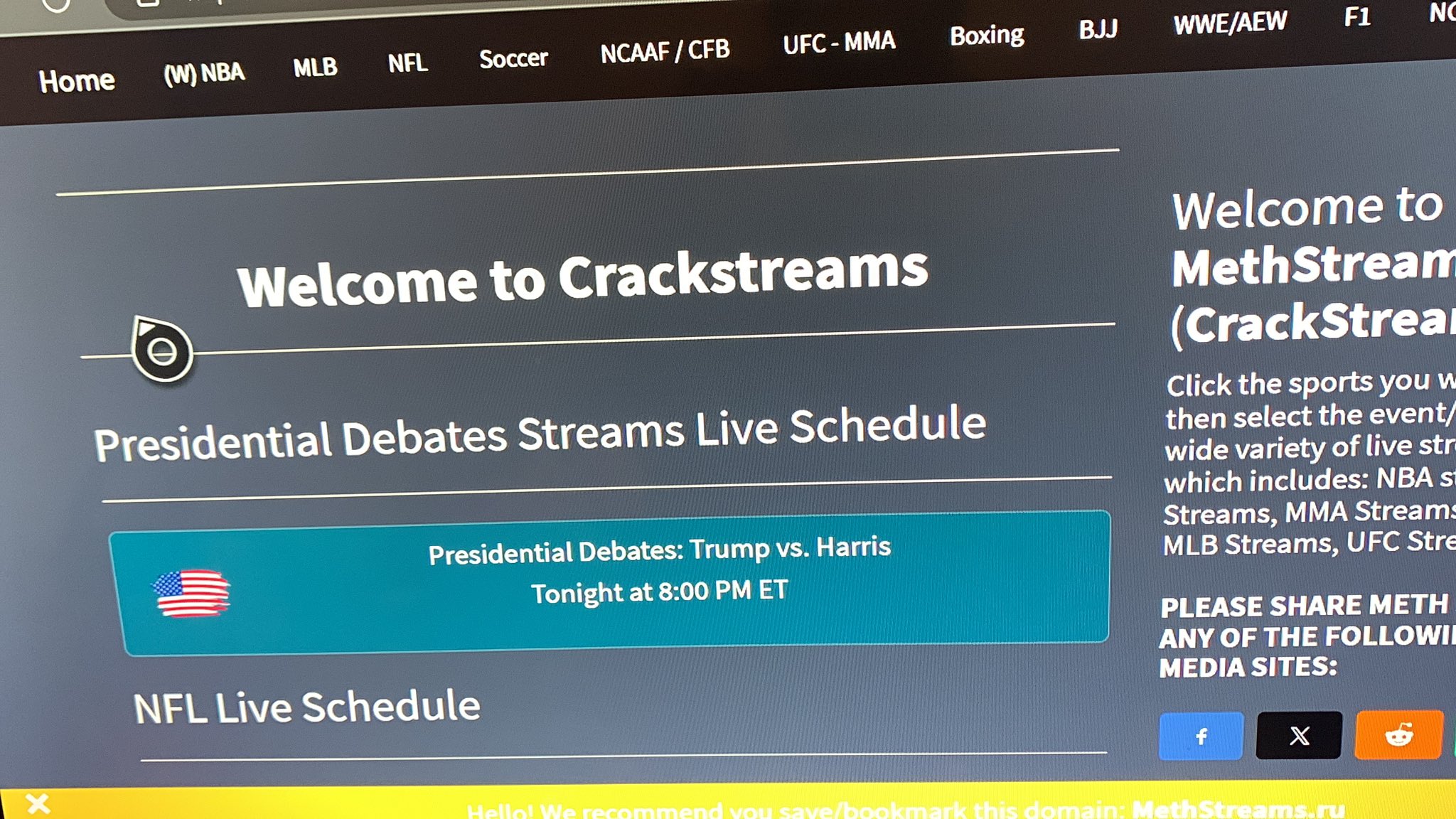 TJWarrenFanClub on X Crackstreams has done it again https t N45aRkTyil X