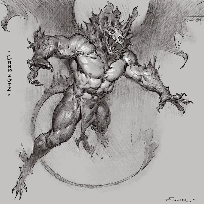 Big timbit sketch from 2023 🦇 