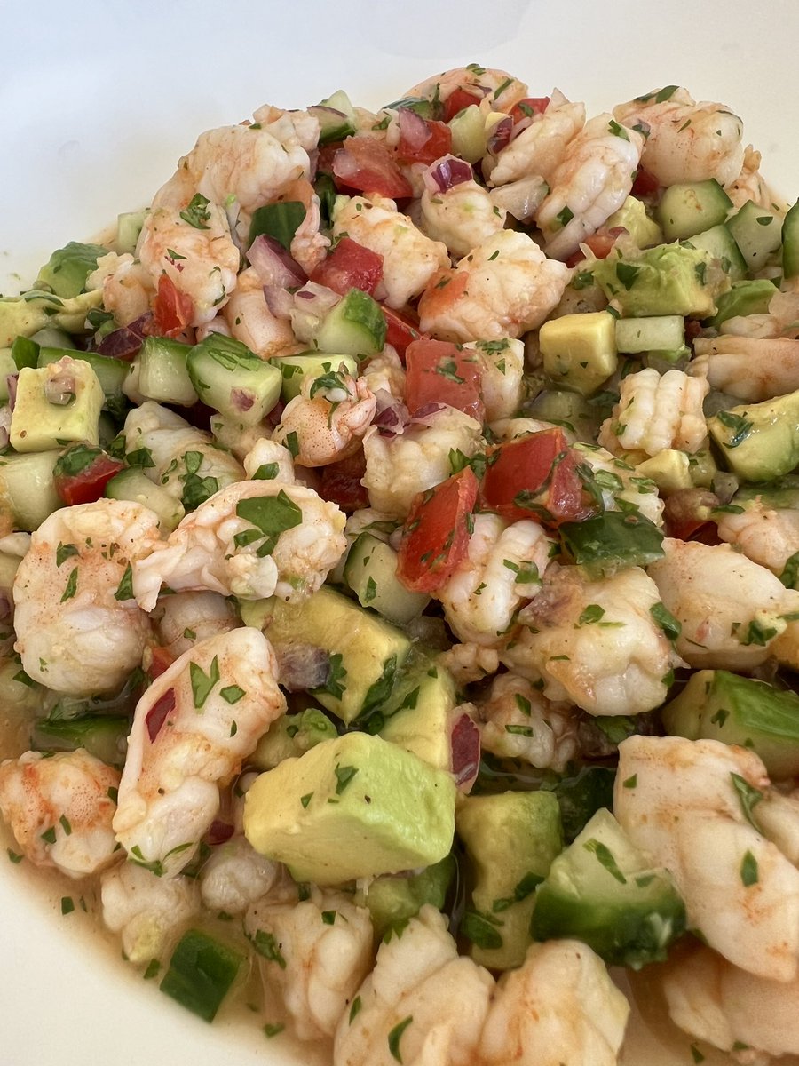 KitchenTae's tweet image. Shrimp ceviche 👩🏾‍🍳 💕 #shrimp #ceviche #food