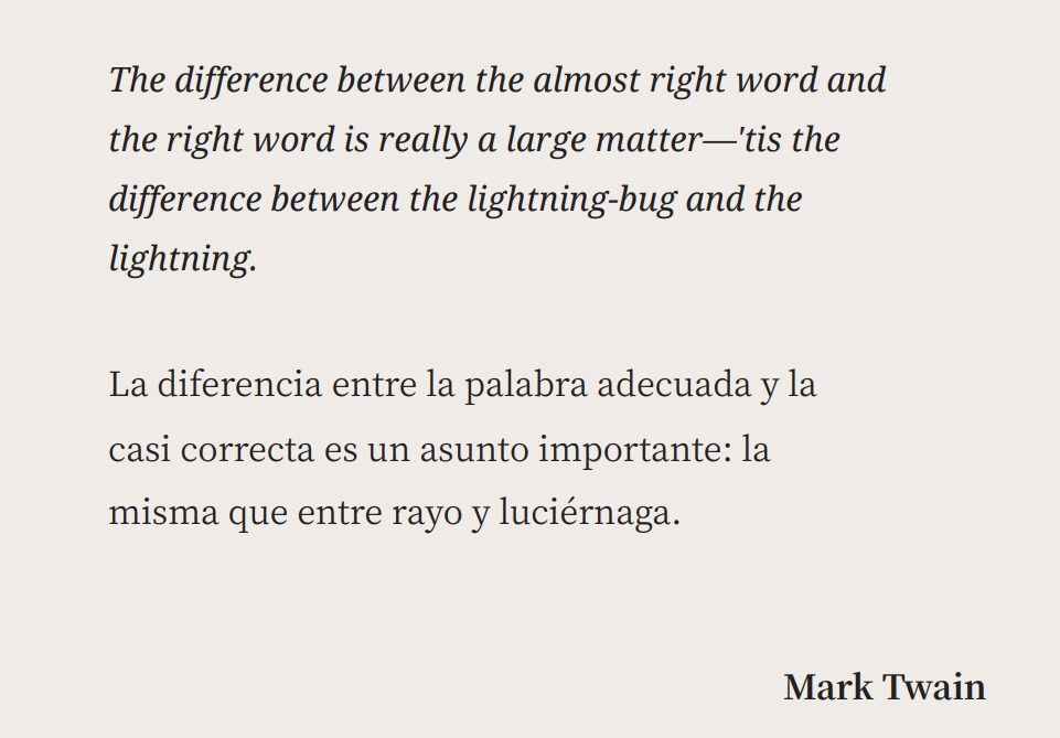 Me encantó la frase! Citada por Alba Sueiro Roman, en su libro "Diccionario ESG"...
En ingles es aún más elocuente!! :)