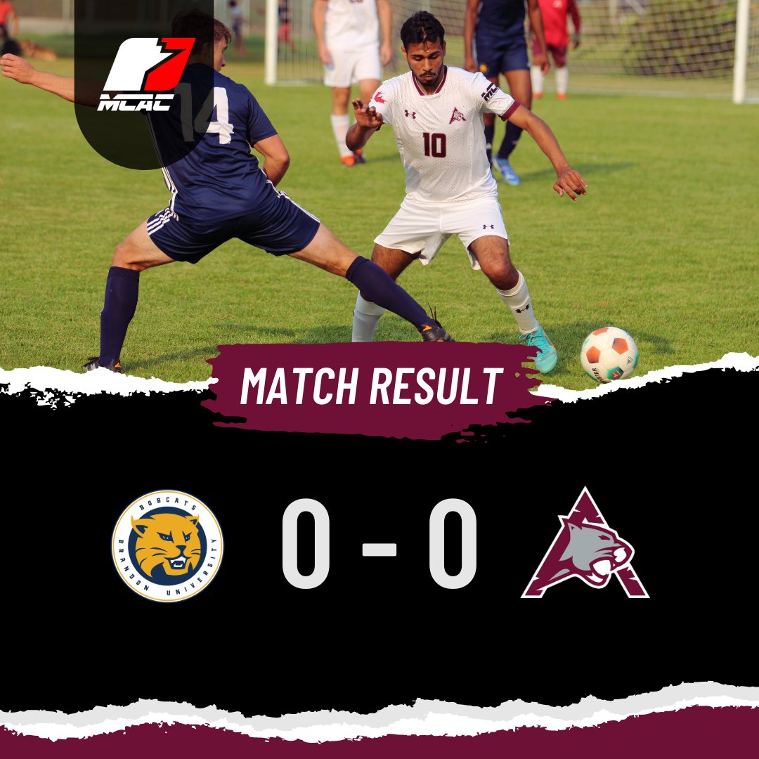 Assiniboine Cougars (@cougars_athl) on Twitter photo For the first time in the men's soccer program history, the Cougars draw against the <a href="/BUBobcats/">BU Bobcats</a> 👏👏
<a href="/CCAAsportACSC/">CCAA 🇨🇦 ACSC</a> <a href="/MCACathletics/">MCAC</a> #cougarpride For the first time in the men's soccer program history, the Cougars draw against the <a href="/BUBobcats/">BU Bobcats</a> 👏👏
<a href="/CCAAsportACSC/">CCAA 🇨🇦 ACSC</a> <a href="/MCACathletics/">MCAC</a> #cougarpride