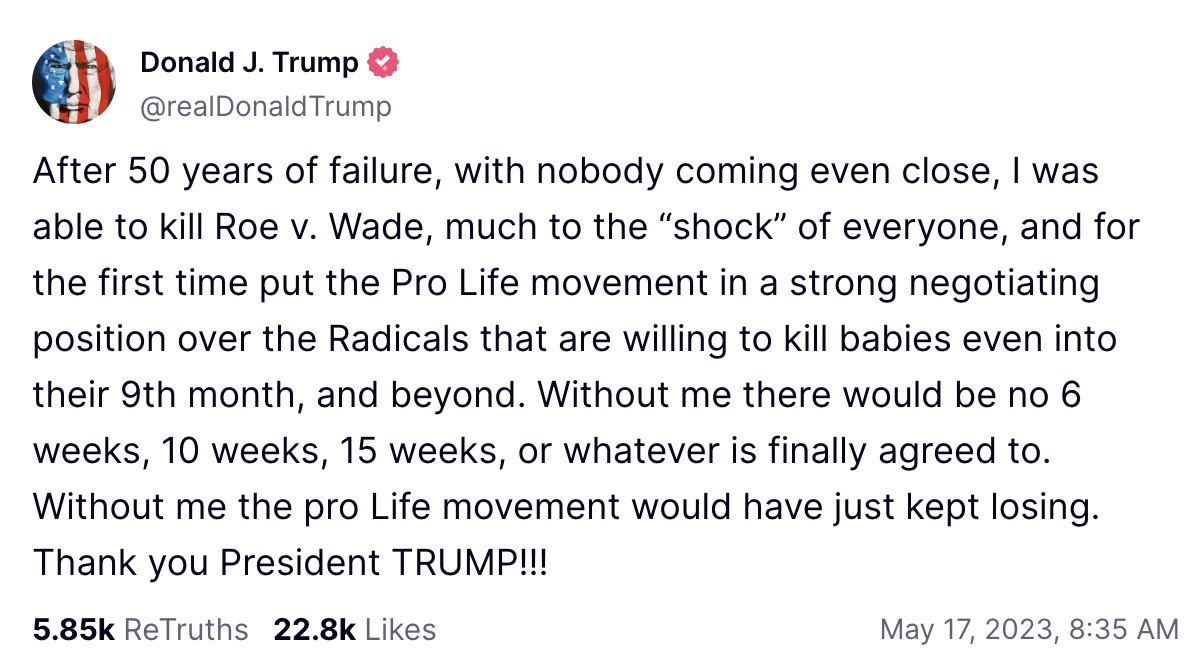 With 55 days until election day, Trump keeps trying to confuse voters about his anti-abortion record and the further damage he’d do if elected.

He may be trying to hide it, but voters will never forget: