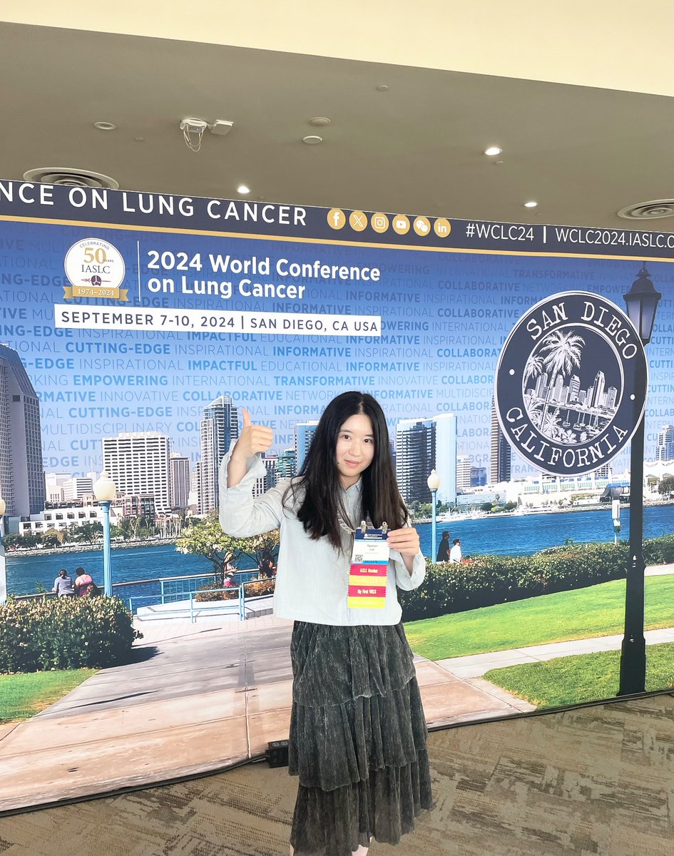 Had an enlightening stay at #WCLC2024, learning from researchers (e.g., old colleagues and current collaborators), patient advocates, cancer survivors, and many others dedicated to the mission of eliminating #LungCancer. #IASLC #SanDiego