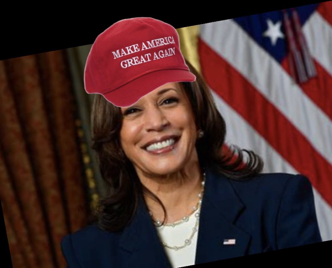 AutistGuap's tweet photo. Trump hooked Kamala up with free merch #Debate2024 #kamala https://t.co/6N6znS7oZB