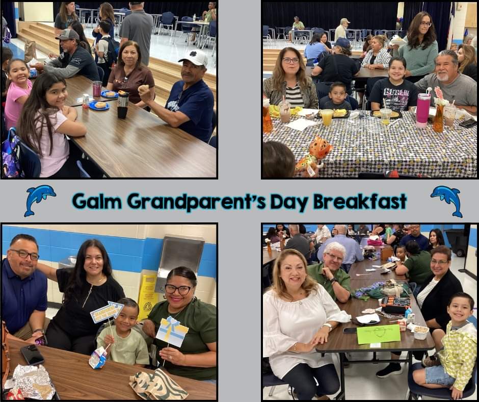 Our PTA Grandparent's Breakfast was a huge success! Thank you PTA for hosting and a BIG GALM DOLPHIN THANK YOU to our wonderful Grandparents! 🐬💙
