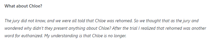 AbbyElizabt's tweet photo. @peta even the Jurors think that Chloe is no longer 👈🙊 It is not the the animal's fault what may or may not have happened on Fairview- Chloe deserves justice and should not be treated as "destroyed evidence" #FindChloe #JusticeForChloe @chloeinvermont  #FreeKarenRead #KarenReadTrial #KarenRead 

Chloe is a 8 year old german shepard. She was rehomed in April/May of 2022 with cited rehoming in Vermont.

$1,000 Reward For Verified Information
Free Creative, Branding & Stategy 4 @peta to locate this animal to ensure that she is alive and well. 

DM ME WITH TIPS.

https://t.co/wMX5i8MiTz