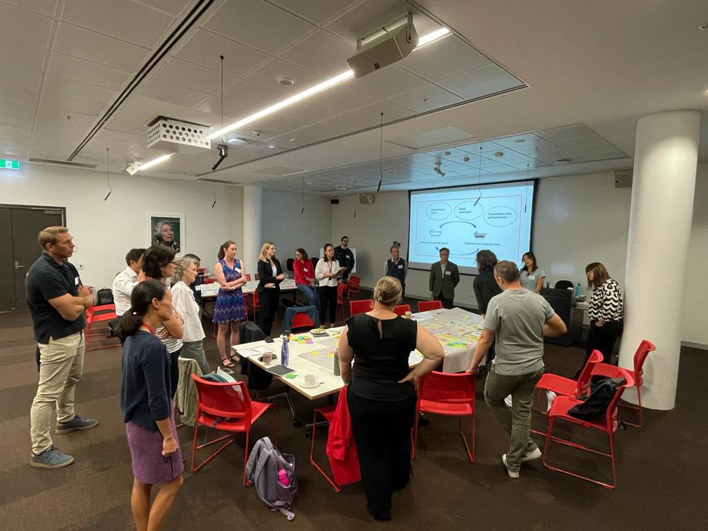 Last year we hosted our systems mapping workshop. Researchers &amp; stakeholders from different disciplines/sectors got together to collectively reflect on the systems of #PhysicalActivity in NSW. 
Paper out <a href="/JPAHjournal/">Journal of Physical Activity & Health</a> :
journals.humankinetics.com/view/journals/…
So much learning in this process❤️!