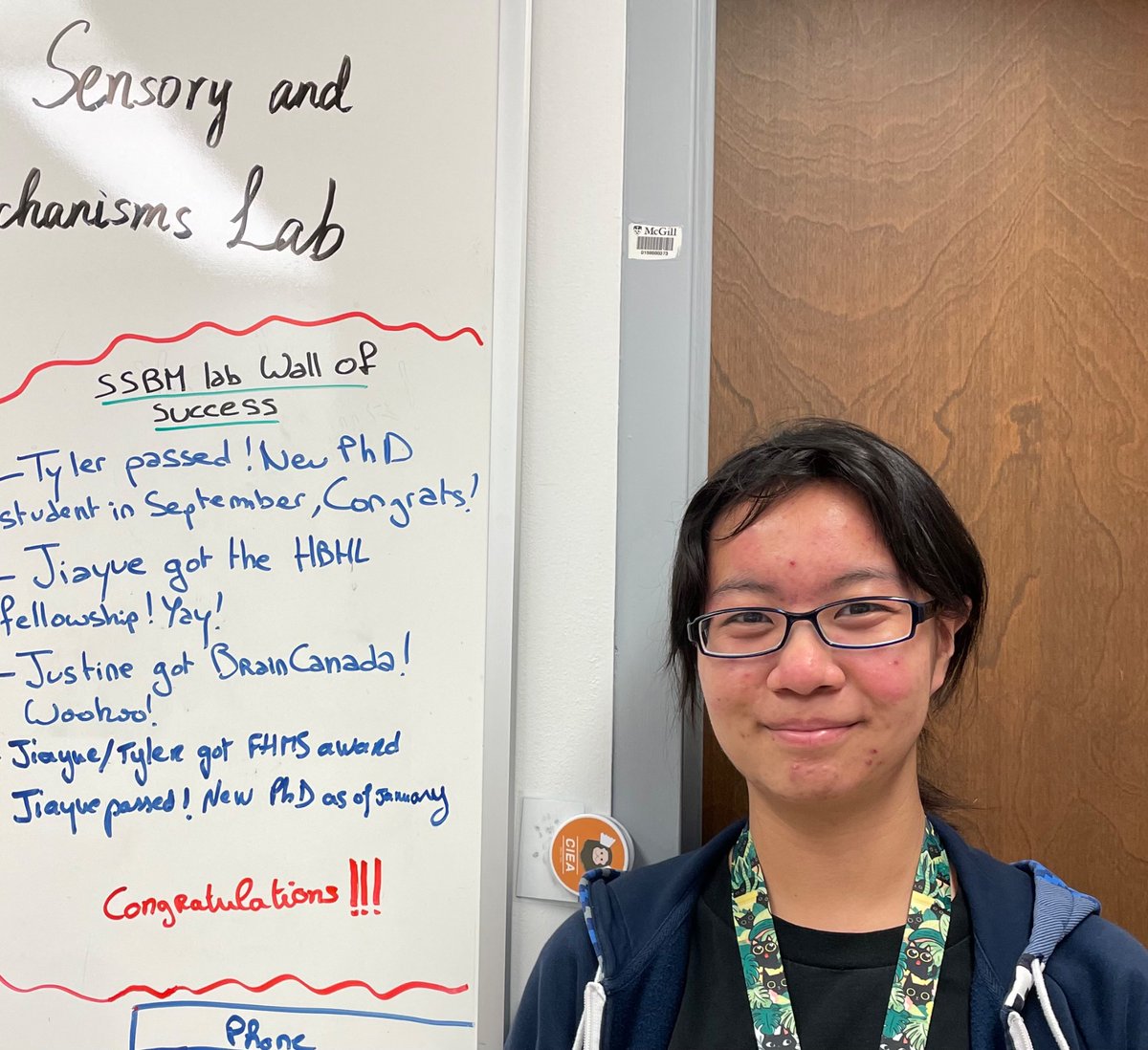 Justine Cléry (@justineclery) on Twitter photo Happy to announce that, <a href="/Jiayue__Yang/">Jiayue Yang</a>, MSc student, successfully passed her candidacy exam and will be officially a Phd candidate as of Winter 2025, working on the alpha synuclein marmoset model. Huge congratulations Jiayue for your hard working! <a href="/HBHLMcGill/">Healthy Brains, Healthy Lives</a> <a href="/TRIDENTPCT/">TRIDENT</a> Happy to announce that, <a href="/Jiayue__Yang/">Jiayue Yang</a>, MSc student, successfully passed her candidacy exam and will be officially a Phd candidate as of Winter 2025, working on the alpha synuclein marmoset model. Huge congratulations Jiayue for your hard working! <a href="/HBHLMcGill/">Healthy Brains, Healthy Lives</a> <a href="/TRIDENTPCT/">TRIDENT</a>