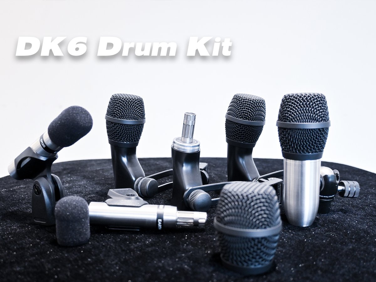 AudioDong's tweet image. New Arrivals
"DK6 might make you think drums are the easiest instrument to mic. No-compromise premium sound in a rugged tour ready package." @EarthworksAudio