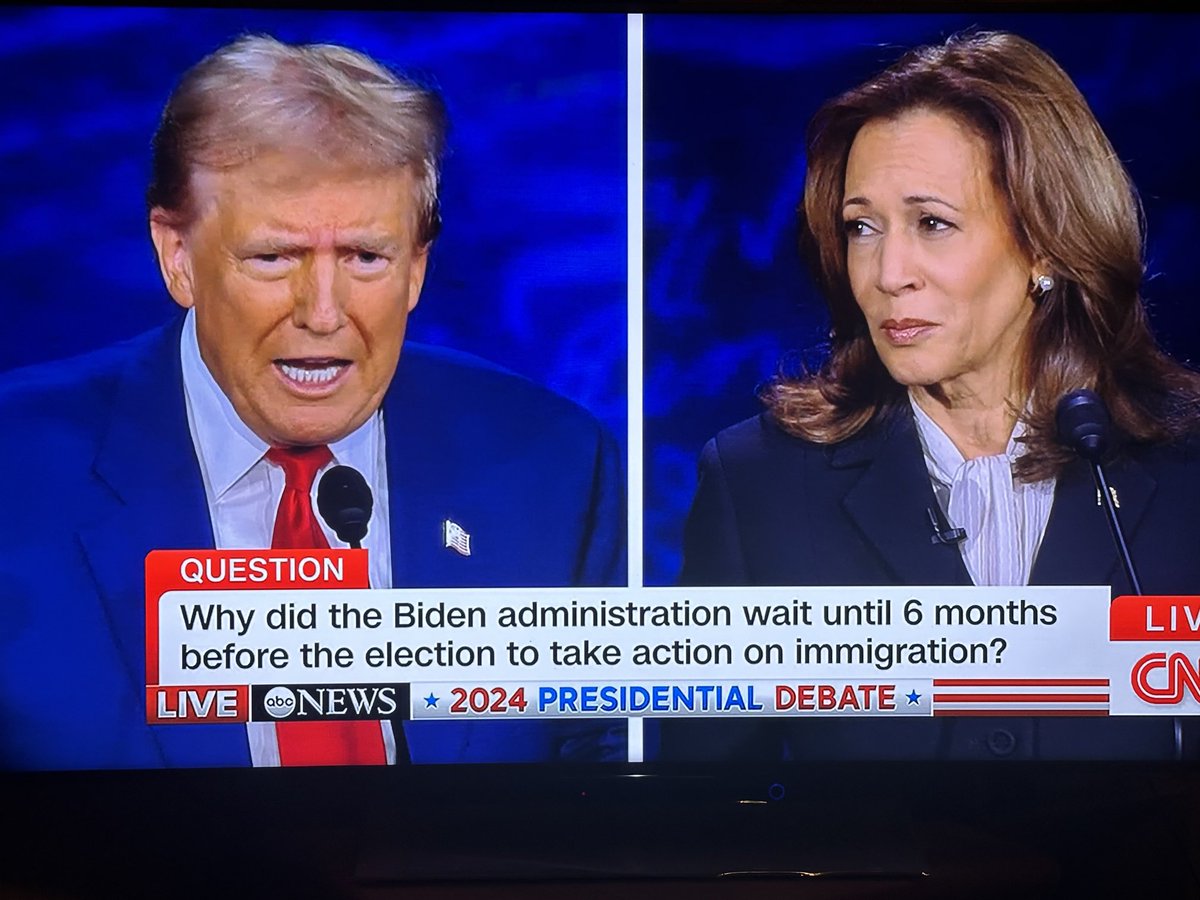 ImBigSlapper's tweet photo. “Grievance grievance grievance…your cats are being eaten by criminals…grievance grievance…all lies lies lies…my rallies are the bigliest in the history of histories…grievance…FBI is corrupt…and I won in 2020 by a landslide” #angryTrump #Debate2024 https://t.co/yiVYeKmpwv