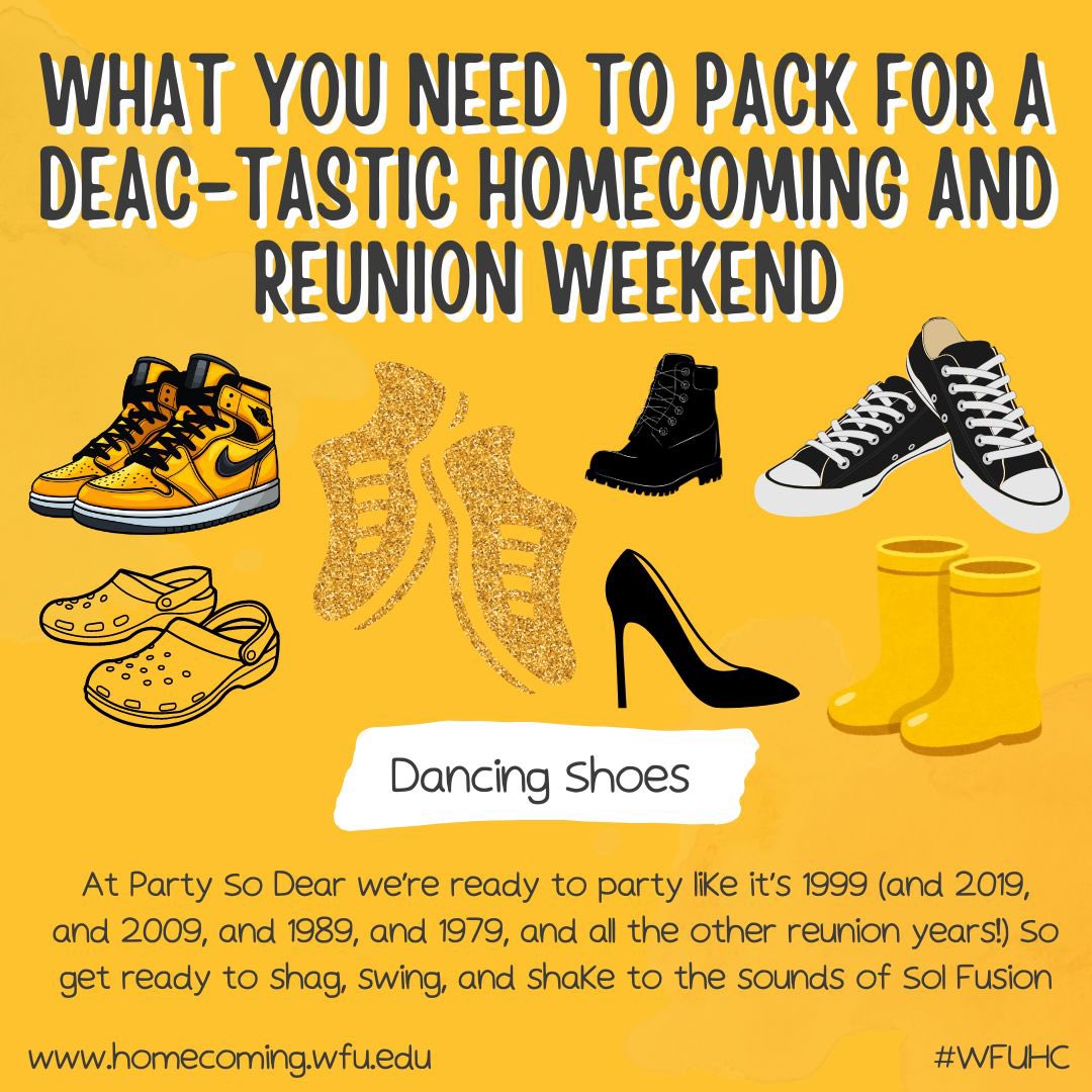 WFUAlumni's tweet photo. 🧳 #WFHC Packing List 🧳 https://t.co/WoVwNqLZ86