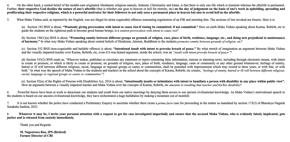 M. Nageswara Rao IPS (Retired) tweet media