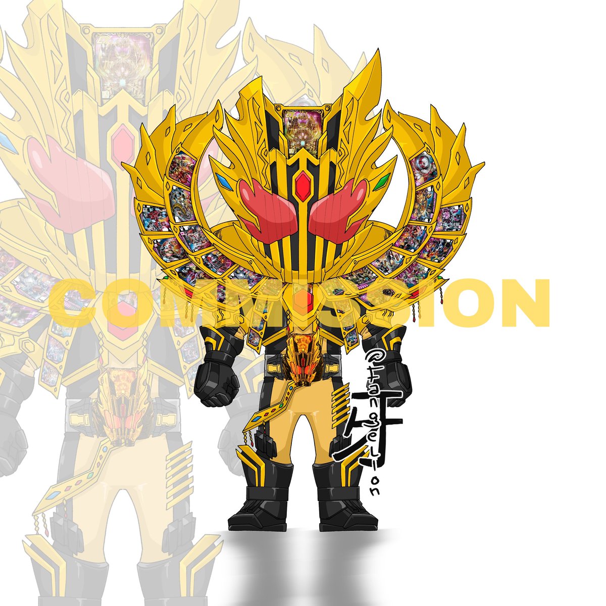 DivineGeats -Zi-O Quartet -Legendary Legend SD Commission for