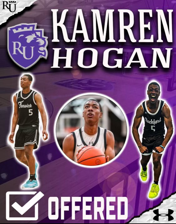 Kamren Hogan (@23_kamren) on Twitter photo After a great visit, I am blessed to say I have received a offer from Rockford University. Huge thank you to <a href="/RockfordUMBB/">Rockford MBB</a> <a href="/dylanbackalar/">Dylan Backalar</a> for having me on campus today ! #Goregents 🟣⚪️<a href="/FenwickHoops/">Fenwick Basketball</a> <a href="/FenwickAD/">Fenwick Athletics</a> After a great visit, I am blessed to say I have received a offer from Rockford University. Huge thank you to <a href="/RockfordUMBB/">Rockford MBB</a> <a href="/dylanbackalar/">Dylan Backalar</a> for having me on campus today ! #Goregents 🟣⚪️<a href="/FenwickHoops/">Fenwick Basketball</a> <a href="/FenwickAD/">Fenwick Athletics</a>