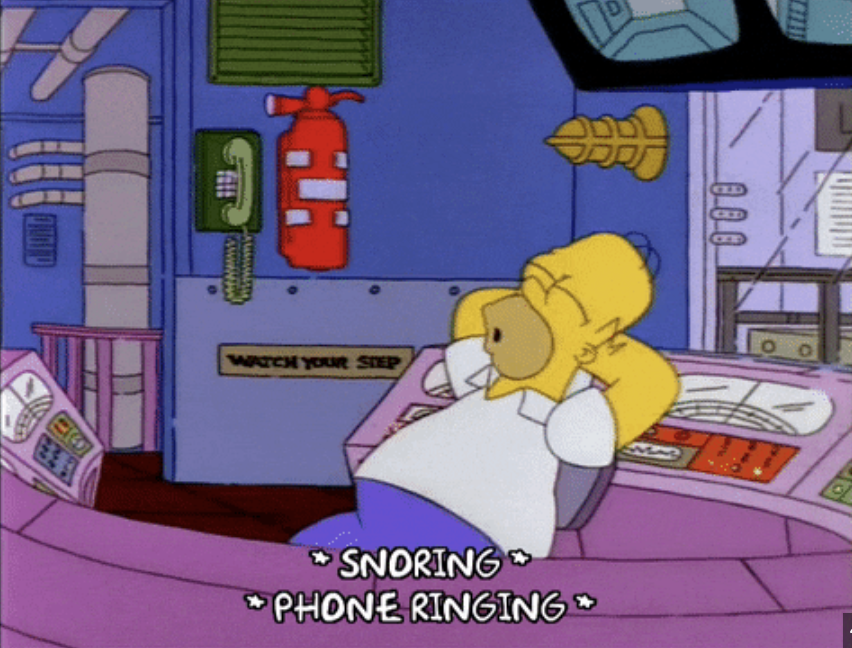 Live footage of guy in charge of cutting the mics: