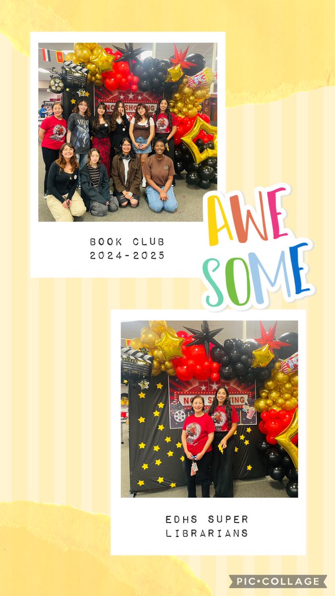 It was a terrific Tuesday at EDHS as our #8Tribes #OneEmpire gathered for literacy night! The Oscar for best production goes to our feeder librarians. #DoingOurPart #ALLIN 🙌🏼♥️🖤💛🫶🏼