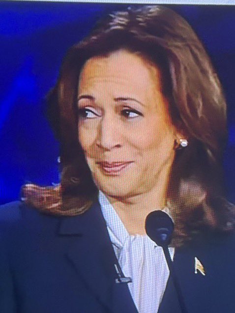 Rod_Boston's tweet image. I can't decide which of Kamala's "You're So Full of Shit" face I Iike best. #debate2024