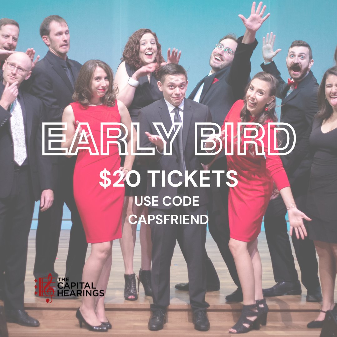 🌟 Early Bird Special! Get $20 tickets to The Capital Heaings’ Fall Concert "Force of Nature" concert until Sept 20 w/ code CAPSFRIEND! 🎶🌿
Join us for a of music inspired by nature’s beauty. 🎤💫
#ForceOfNature #DCLiveMusic
🎟️ Tickets: tinyurl.com/2xdxvc4u