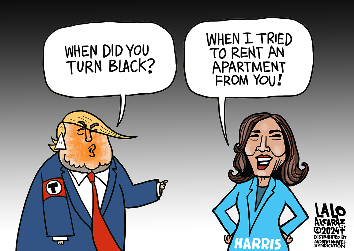 Trump on Kamala "becoming black." #debatenight