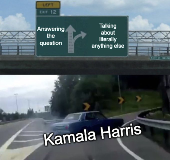1dlpp's tweet photo. Now this is funny 😂😂😂
#debate2024 #kharris https://t.co/xbtR2IQoId