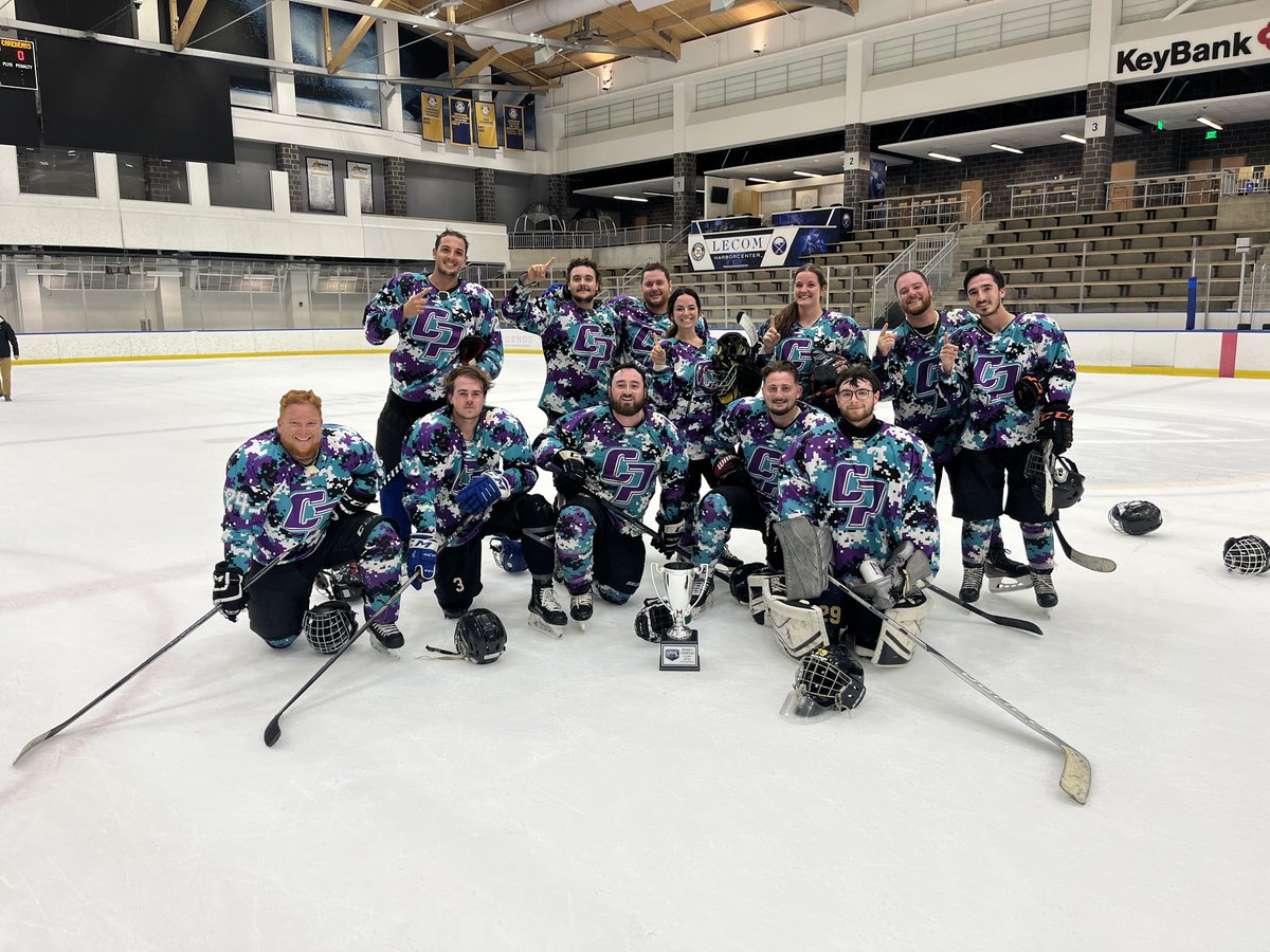 SenecaHAHL's tweet photo. The Inaugural HAHL Bronze D Championship belongs to @CPHawkey, as they take home a 6-3 Game 3 win to take home their first ever HAHL Title!  Congratulations and let the celebration begin! https://t.co/21CIplM7kc