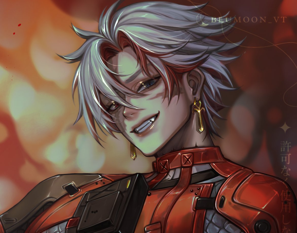 reposting cuz this is my wallpaper and i libe how he turned out but got no attention :(( 
#WuWa - #scar - #WuWafanart