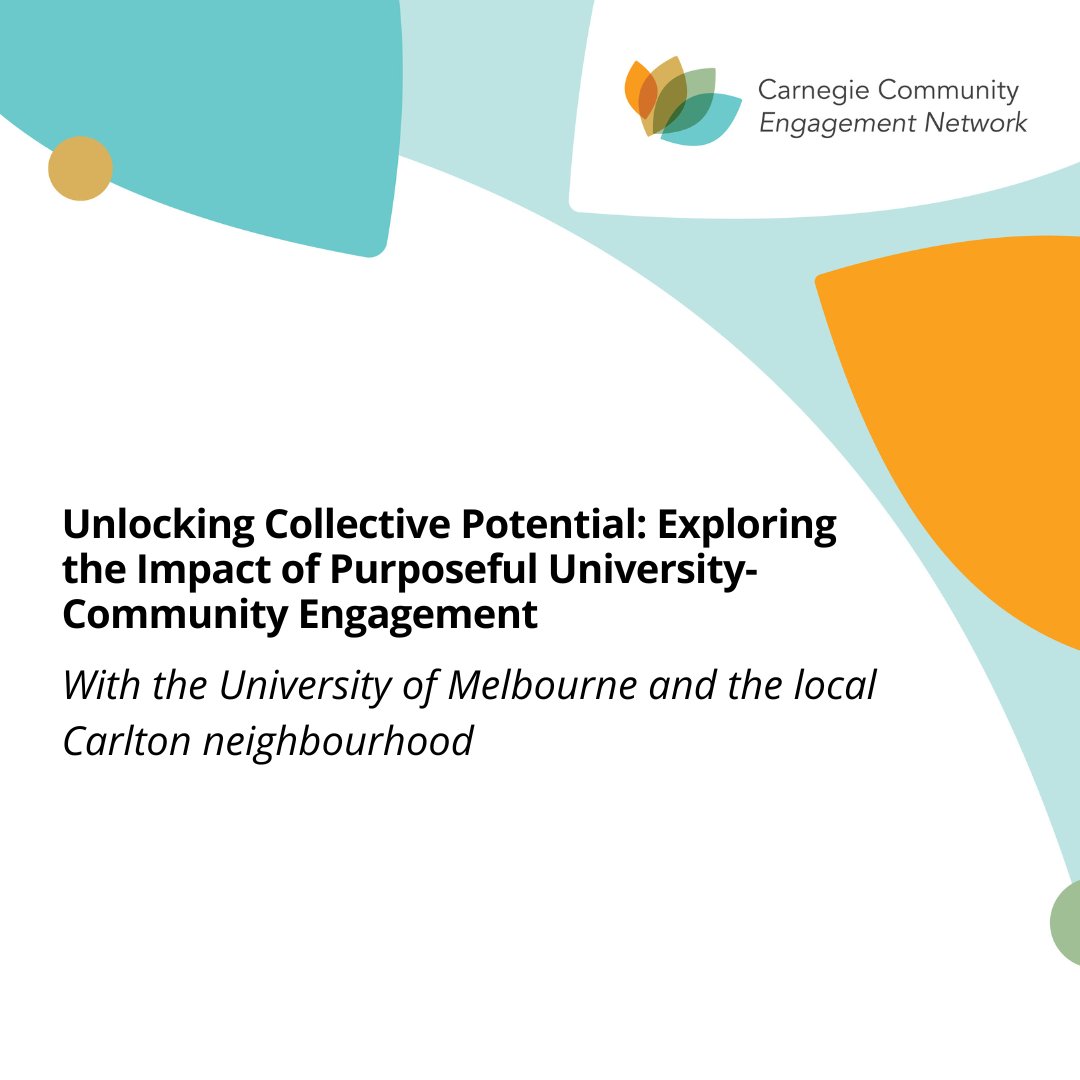 Engagement Australia (@engagementaust) on Twitter photo Join us on 19 Sep, 12pm-1pm for a session that explores a case study from the <a href="/UniMelb/">University of Melbourne</a> and how it is enabling community, students, and academics to build deep relations, form partnerships and collectively address issues and create shared impact.
Learn more>engagementaustralia.org.au/engagement_eve… Join us on 19 Sep, 12pm-1pm for a session that explores a case study from the <a href="/UniMelb/">University of Melbourne</a> and how it is enabling community, students, and academics to build deep relations, form partnerships and collectively address issues and create shared impact.
Learn more>engagementaustralia.org.au/engagement_eve…