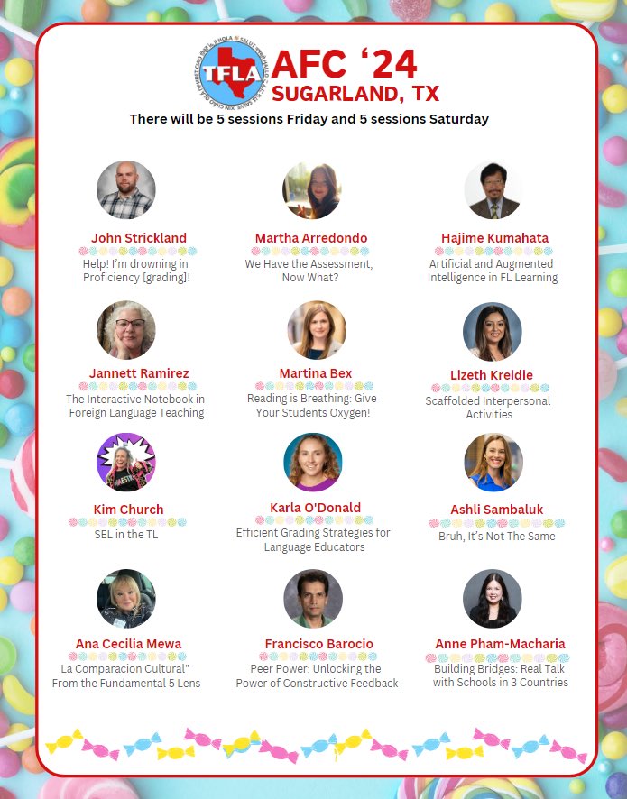 Lizeth Kreidie (@lizethkreidie) on Twitter photo Iβm so excited and honored to be presenting at TFLA this year! Itβs incredible to be among so many amazing colleagues I admire and have learned so much from! <a href="/cecilialaraLOTE/">Cecilia Lara</a> <a href="/marthaca82/">Martha Arredondo</a> <a href="/HolaChurchLady/">Kimberly Church, M.Ed.</a> <a href="/SallyBarnesTX/">Sally Barnes</a> <a href="/JhsWarriors/">Jordan High School</a> <a href="/cbracksieckGRHS/">Carolyn Bracksieck</a> #TFLA_TWEETS #TFLAAFC24 Iβm so excited and honored to be presenting at TFLA this year! Itβs incredible to be among so many amazing colleagues I admire and have learned so much from! <a href="/cecilialaraLOTE/">Cecilia Lara</a> <a href="/marthaca82/">Martha Arredondo</a> <a href="/HolaChurchLady/">Kimberly Church, M.Ed.</a> <a href="/SallyBarnesTX/">Sally Barnes</a> <a href="/JhsWarriors/">Jordan High School</a> <a href="/cbracksieckGRHS/">Carolyn Bracksieck</a> #TFLA_TWEETS #TFLAAFC24