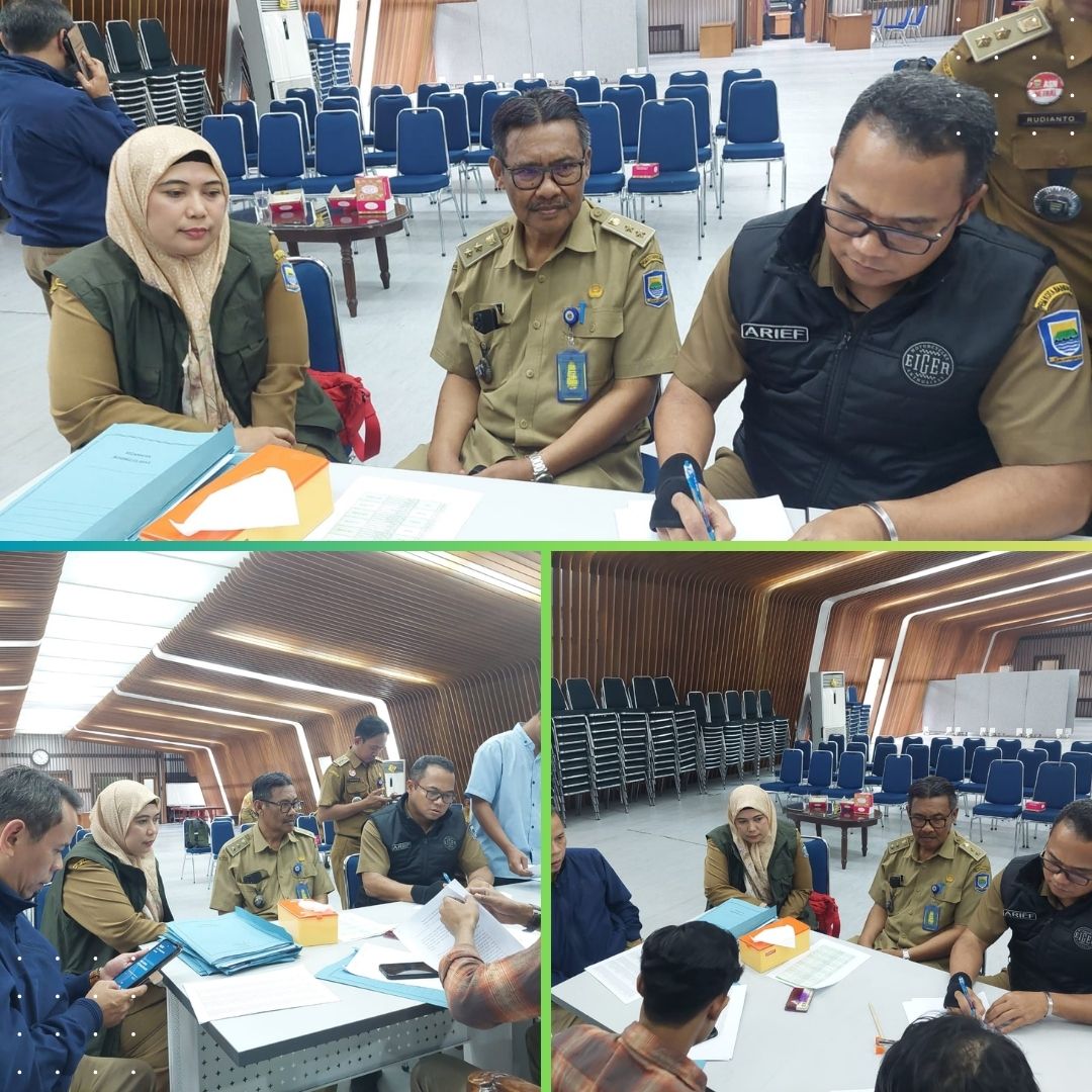 Bp. Camat Kiaracondong Menghadiri Penandatanganan Berita Acara Delineasi Batas Kelurahan Secara Kartometrik di Kota Bandung bersama Para Lurah, Selasa 10 September 2024