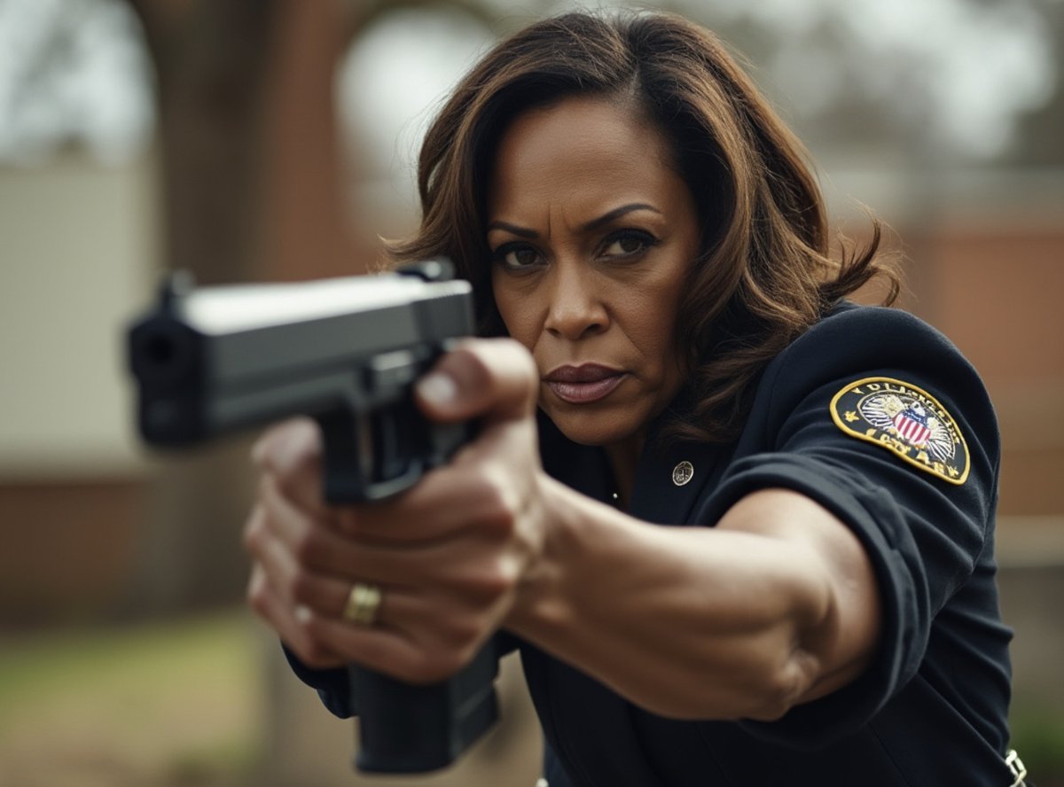 Blogicinc's tweet image. Kamala owns a gun?

#Debate2024