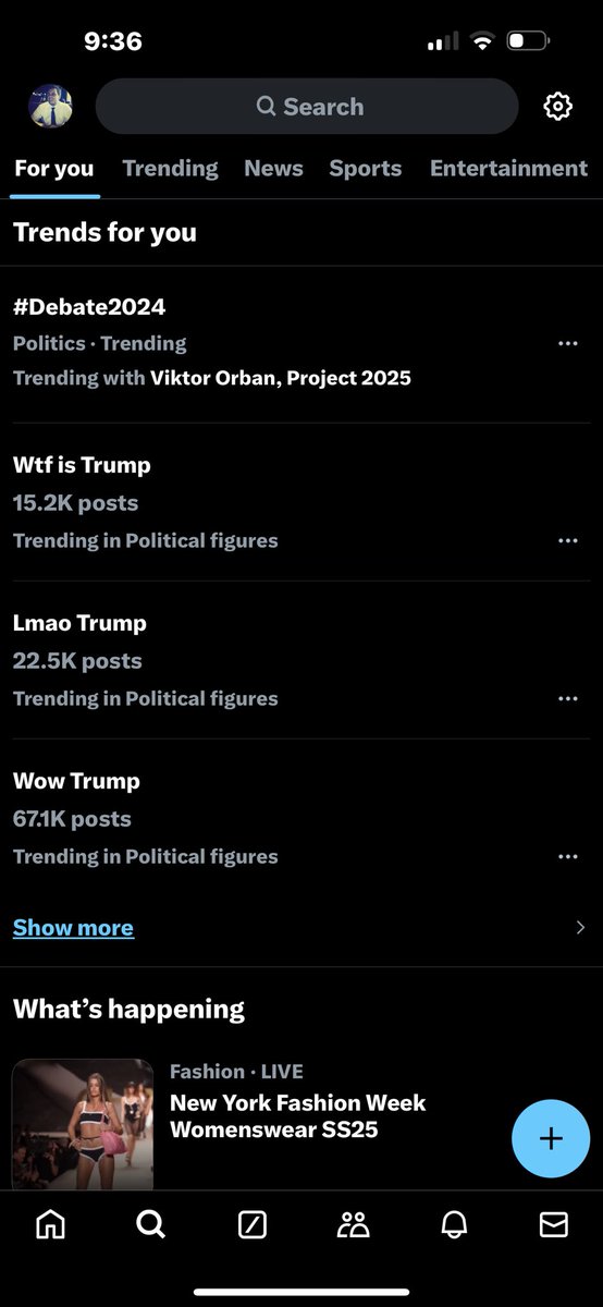 When this is trending it is a clear sign of how the debate is going. #debate2024
