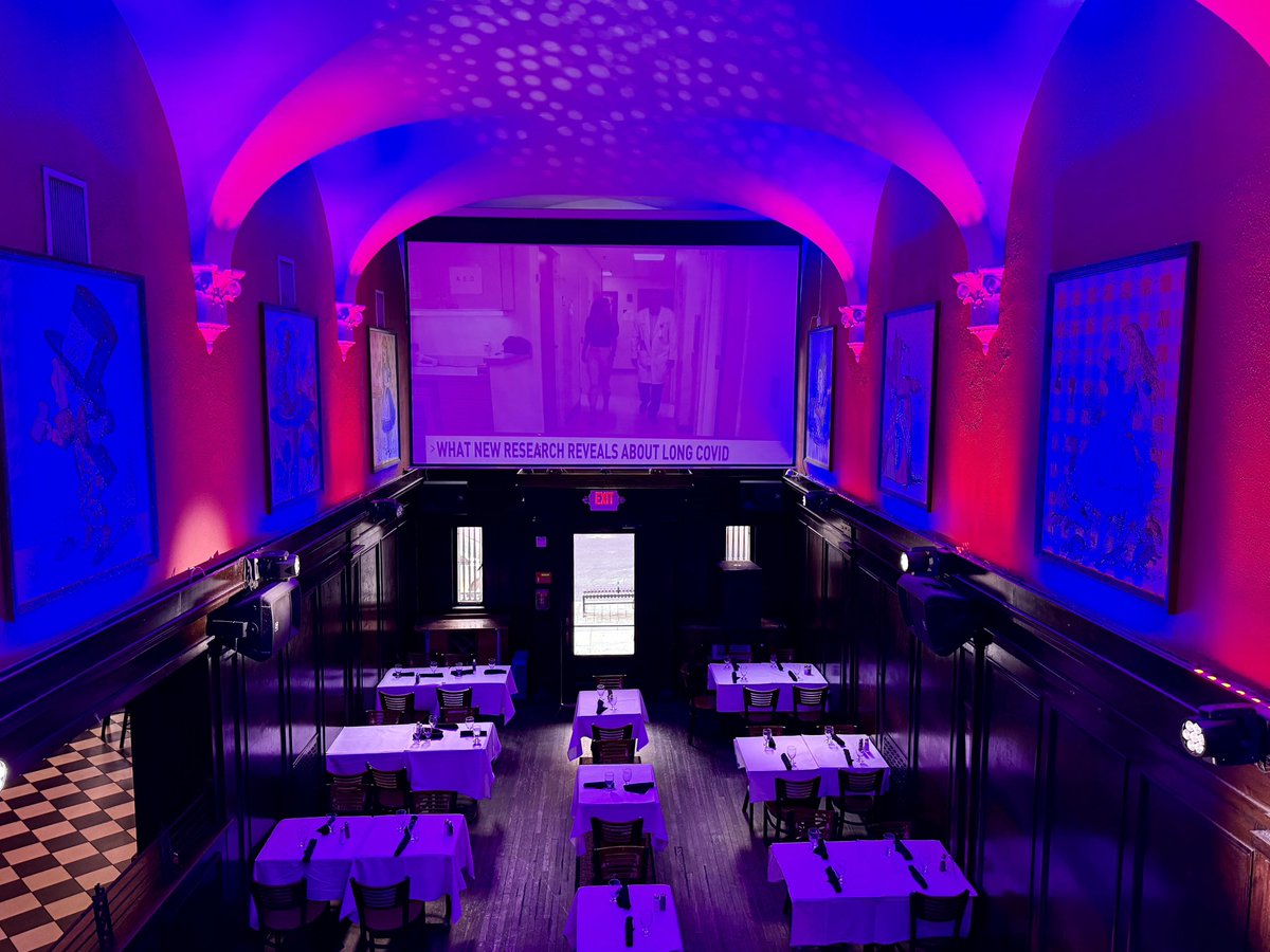 Amazing turnout for the Presidential debate at <a href="/Madhatterdc/">Madhatter DC</a>