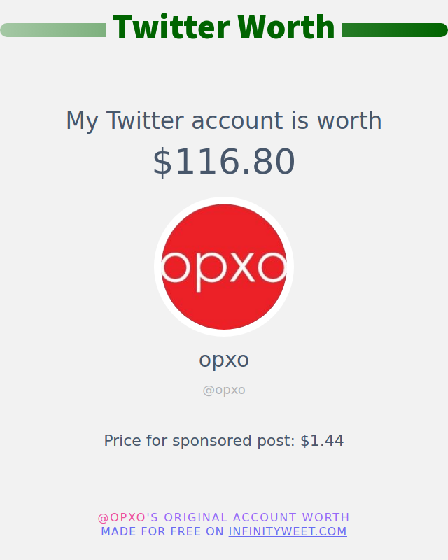 opxo (@opxo) / Posts / X