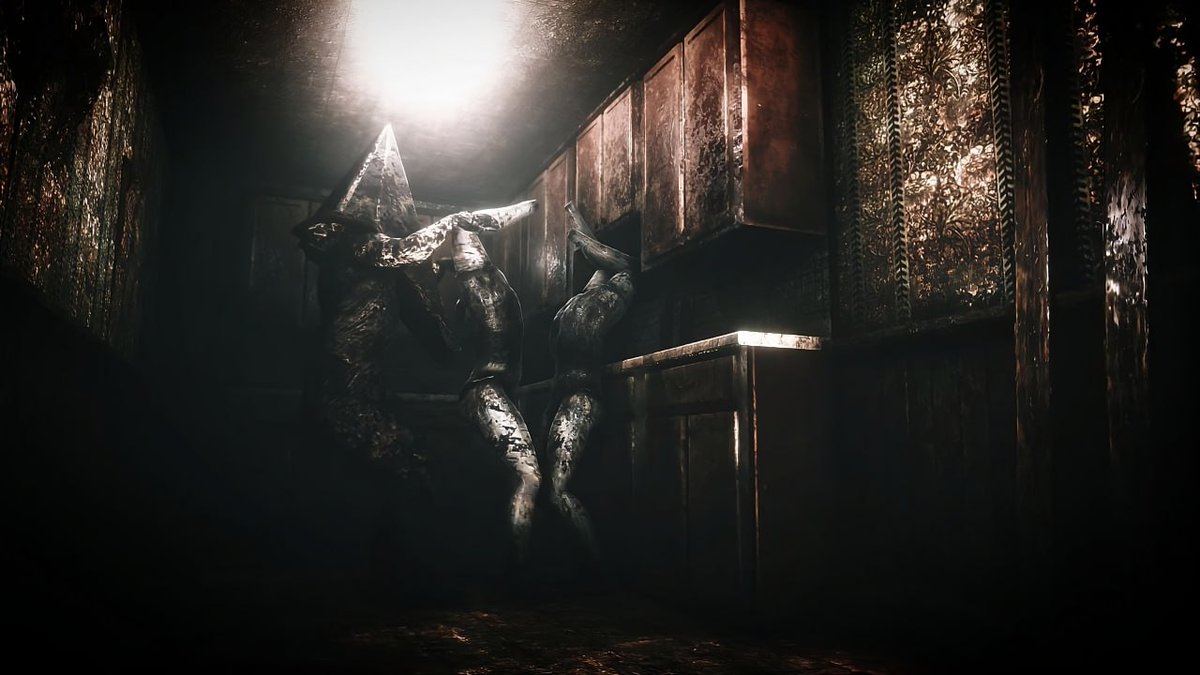 DistProduction's tweet image. I made a video remake of this cutscene from Silent Hill 2.
I hope you will enjoy it!
Video link of the video: youtu.be/z7yyJ9M-B8E?si…
#PyramidHead
#silenthill #silenthill2remake #Remake #madewithunity #IndieHorror #IndieDev #GameDev #IndieGame #Unity #blender #blendercloud