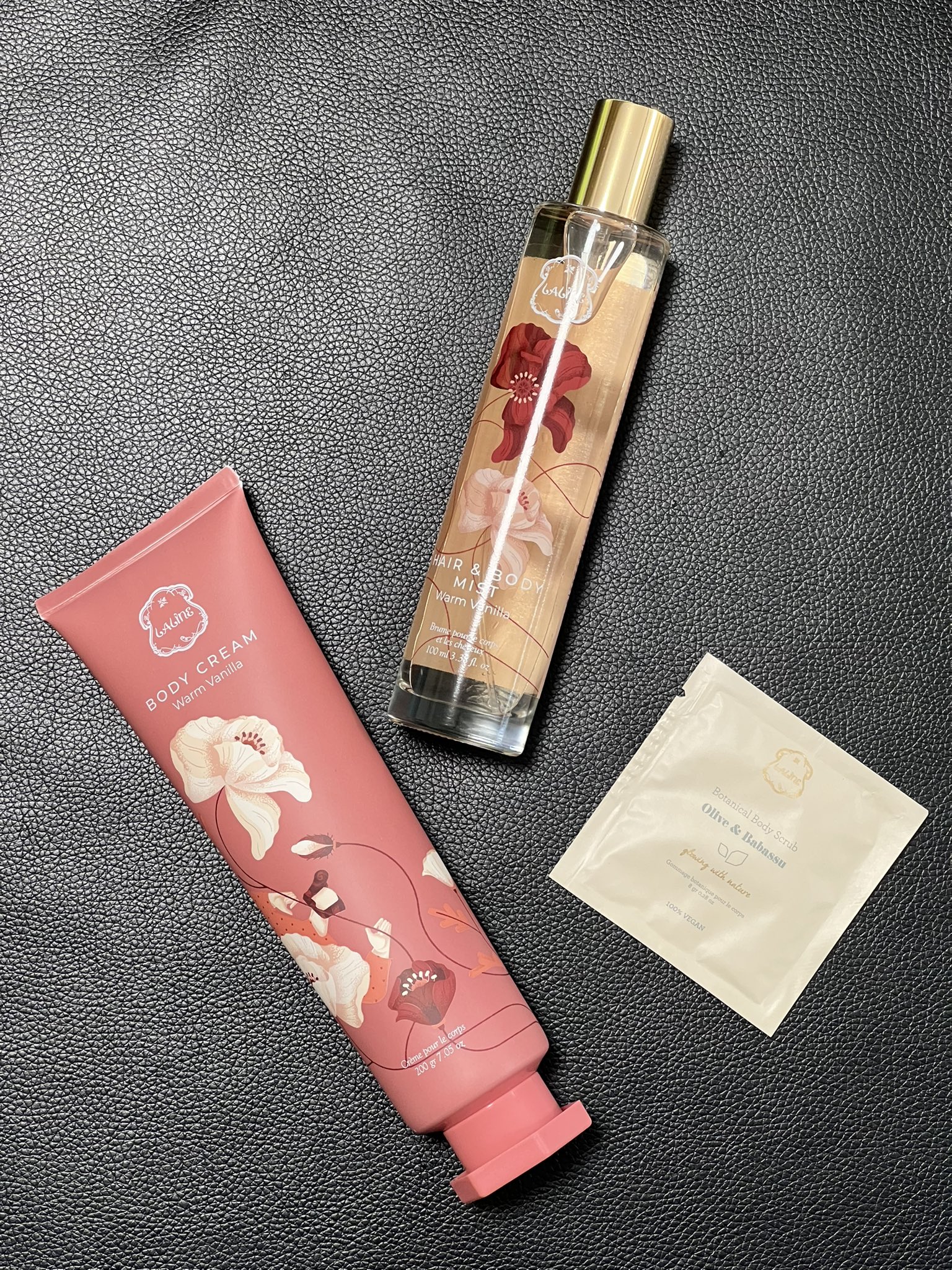 Laline ヘア＆ボディミスト 4本セット