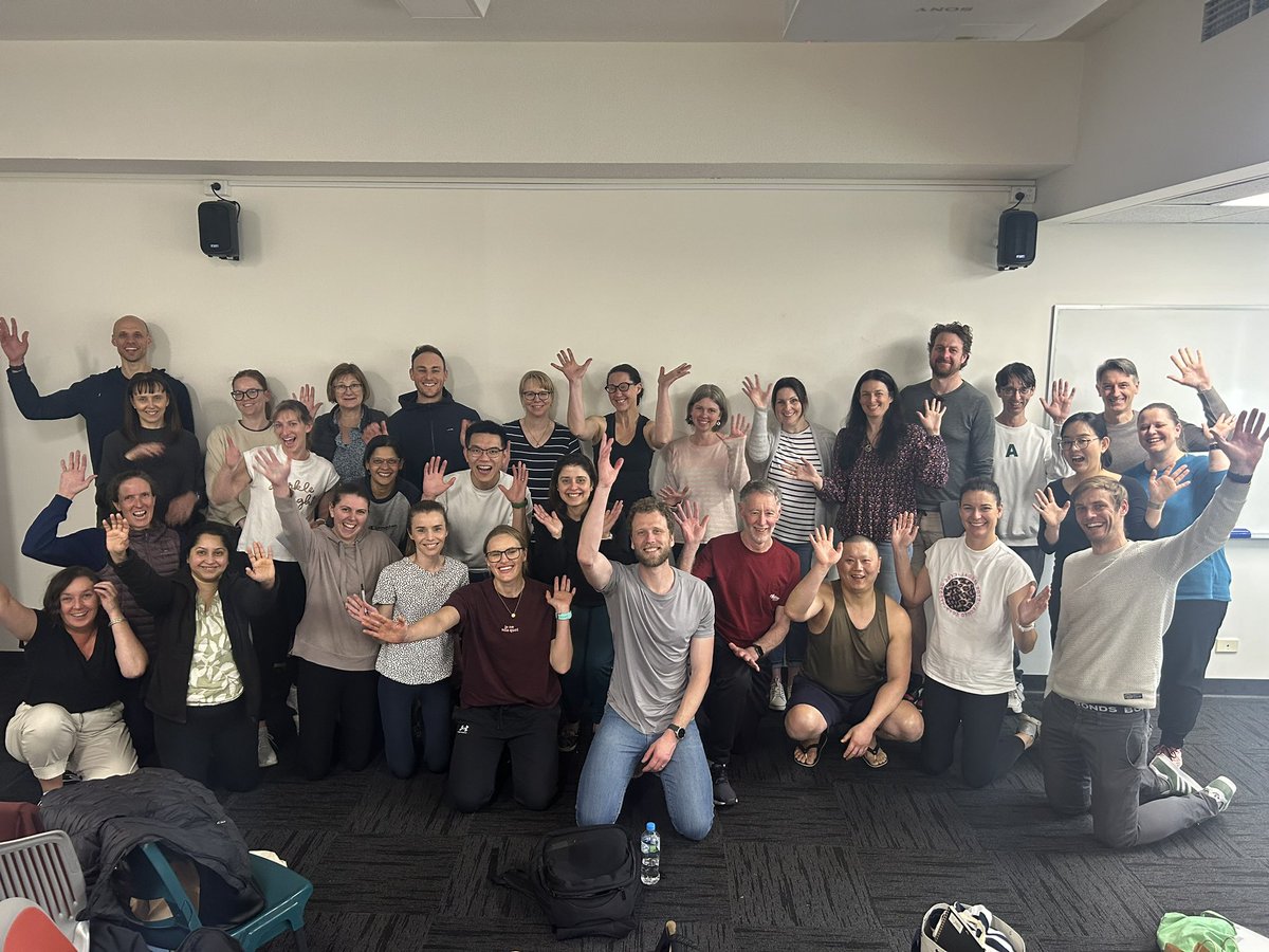 The latest group of trained GLA:D Back clinicians ready to roll out the structured education and exercise program for persistent or recurrent low back pain.

We have now finished our 2024 courses. Stay up to date with 2025 courses, join our mailing list: redcap.mq.edu.au/surveys/?s=PMY…