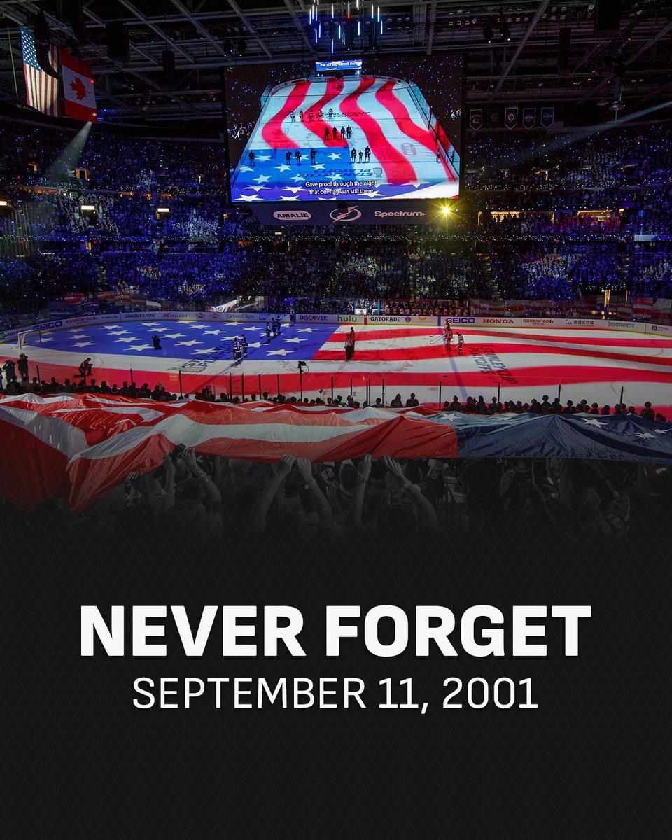Today, and every day, we remember and honor all who lost their lives on September 11, 2001. #NeverForget