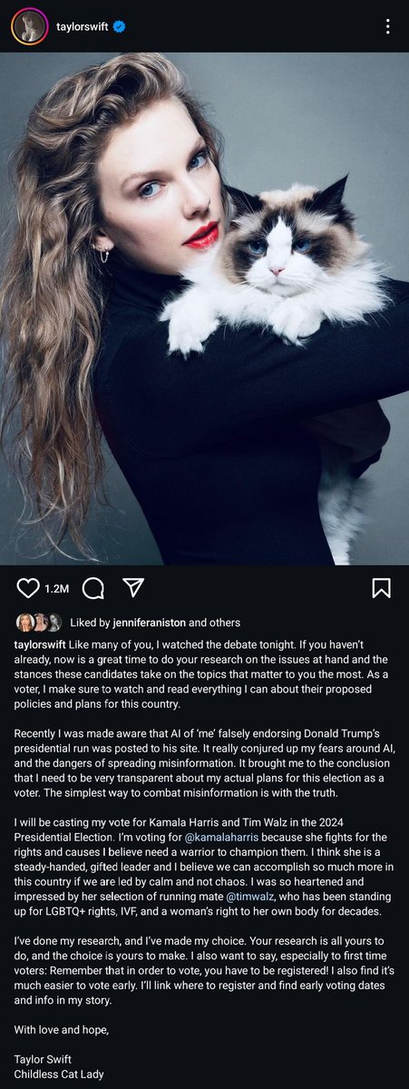The Swifties have joined the chat!