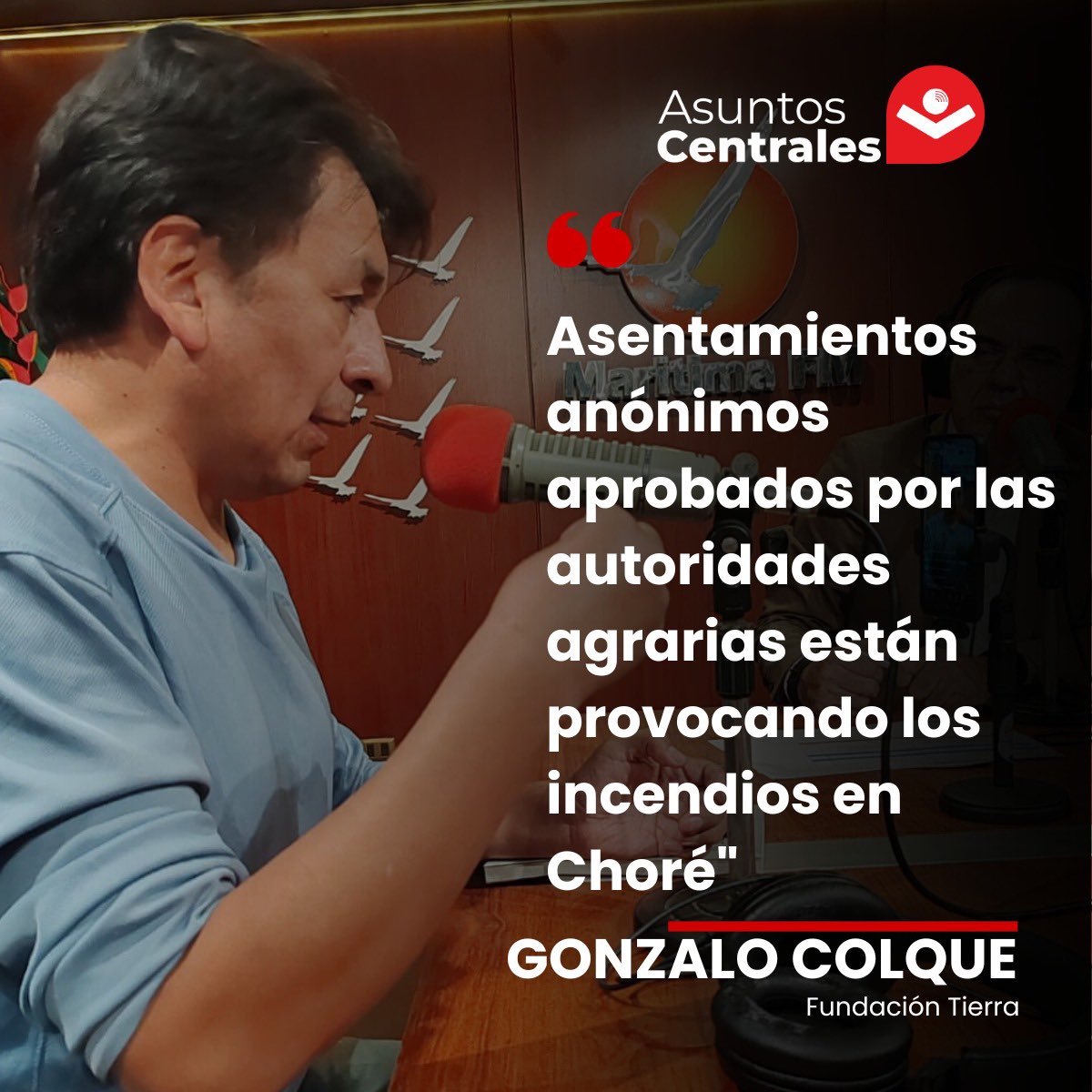 Por qué los incendios forestales? La fundación Tierra alerta de lo que pasa y pasará en la reserva de Choré