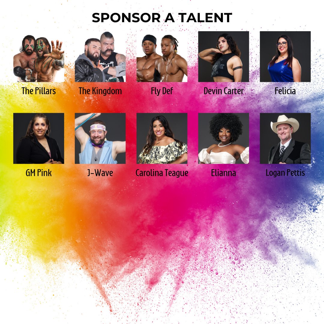 RCW Wrestling (@rcwforever) on Twitter photo Sponsorships for talent have opened up, and we have a short window! DM me now!!
Talent can have more than one sponsor now!
<a href="/CTtheMicSlayer/">Carolina Teague</a> <a href="/xEliannax/">Elianna_wrestling</a> <a href="/Hybridsow/">Hybrid School of Wrestling</a> <a href="/Beauxamir/">FACE OF FEAR BEAU AMIR</a> <a href="/Nasticoo/">Nastico The Best Manager</a> <a href="/Kalientita17/">Kalie</a> <a href="/A_camacho09/">Angel Camacho</a> <a href="/ThoroughbredAA/">Anthony Andrews</a> <a href="/CaseyBlackRose/">The 'Modern Day Backbreaker' Casey Blackrose 🖤🥀</a> <a href="/JoeGalliNews/">Joe Galli</a> Sponsorships for talent have opened up, and we have a short window! DM me now!!
Talent can have more than one sponsor now!
<a href="/CTtheMicSlayer/">Carolina Teague</a> <a href="/xEliannax/">Elianna_wrestling</a> <a href="/Hybridsow/">Hybrid School of Wrestling</a> <a href="/Beauxamir/">FACE OF FEAR BEAU AMIR</a> <a href="/Nasticoo/">Nastico The Best Manager</a> <a href="/Kalientita17/">Kalie</a> <a href="/A_camacho09/">Angel Camacho</a> <a href="/ThoroughbredAA/">Anthony Andrews</a> <a href="/CaseyBlackRose/">The 'Modern Day Backbreaker' Casey Blackrose 🖤🥀</a> <a href="/JoeGalliNews/">Joe Galli</a>