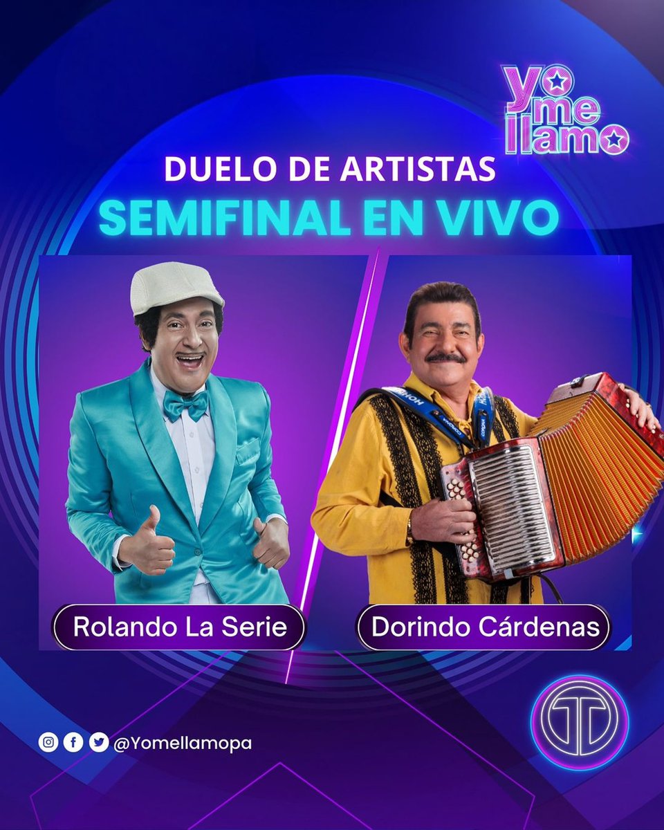 ¡La noche se cierra con broche de oro en un duelo espectacular entre Dorindo Cárdenas haciéndole honor a @dorindocardenasoficial y Rolando La Serie! 🌟🎤  

¿Eres TEAM ROLANDO LA SERIE o TEAM DORINDO? 🔥🎶 #YoMeLlamoPa #Ymllmasmovil