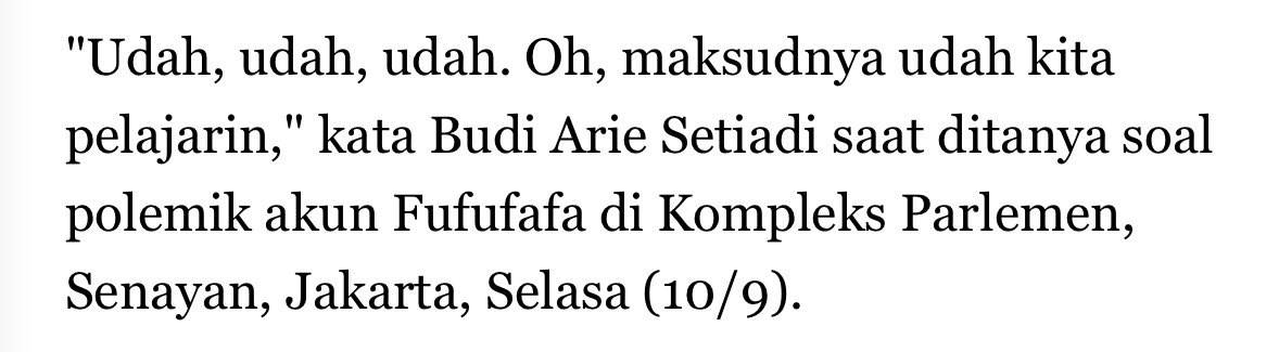 Kalau Menkominfo sampai turun tangan buat mempelajari akun fufufafa, berarti udah dianggap serius, tuh, barang 😂