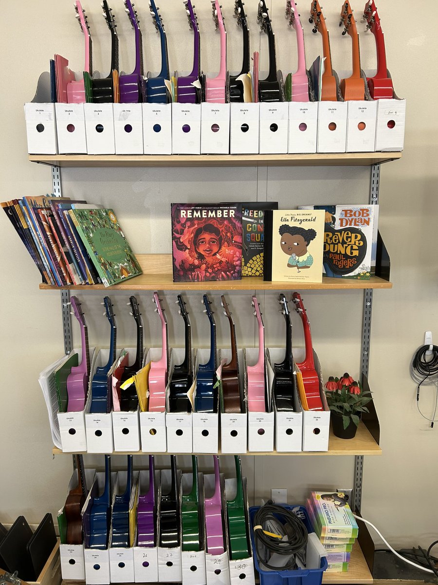 We are so lucky to have the most amazing music teacher, Mrs. Ferguson. This year, more students will get to experience her passion and expertise, as she expands her program to some of our younger students. This is a peek into the beautiful space that she has created! <a href="/deltasd37/">DeltaSchoolDistrict</a>