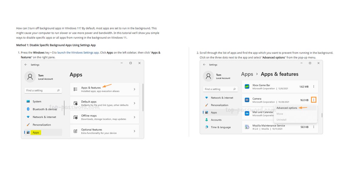 CAStenman's tweet image. 3 Methods to Disable Background Apps on Windows 11  t.ly/FspuG      #Windows11 #BackgroundApps #HowTo