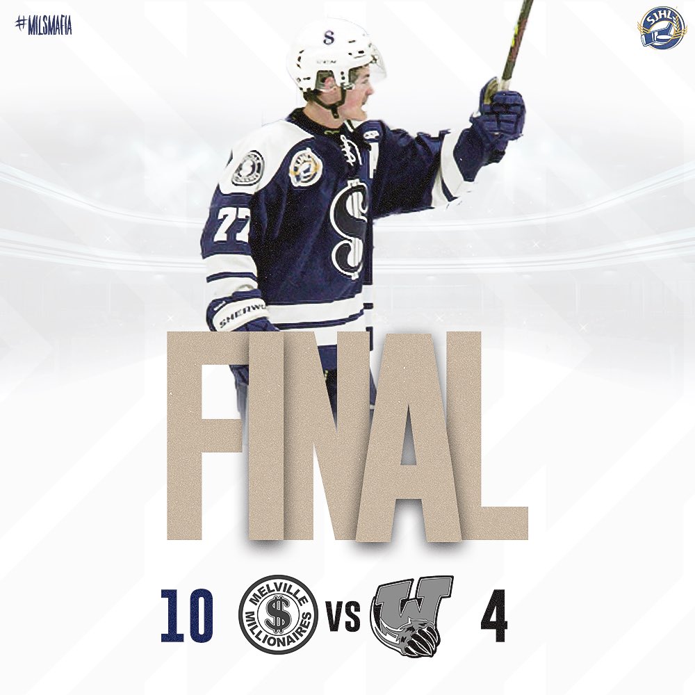 Thank you Ochapowace for hosting! The boys will return home tonight 10-4 winners. 

SOG MLV-41 WAY-26
PP MLV-2/8 WAY-1/3

We are back in action tomorow night at home for a rematch with the Wayway Wolverines.

#sjhl #cjhl #milsmafia #moneymen #couplegoals