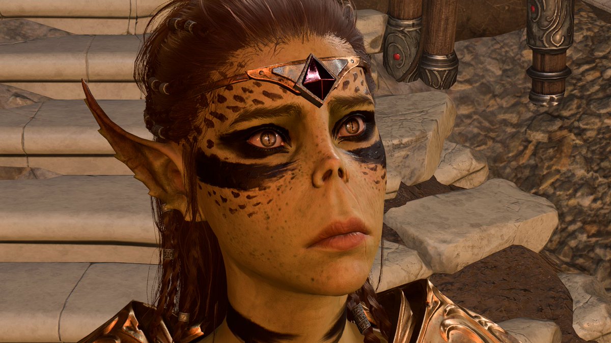 llarissel's tweet image. there's too much lae'zel hate going on right now, so i'm cleansing everyone's timeline with a picture of puppy eye lae'zel so the bad energy that's stinking up your screen doesn't get to you. have a blessed day/night~ 🙏