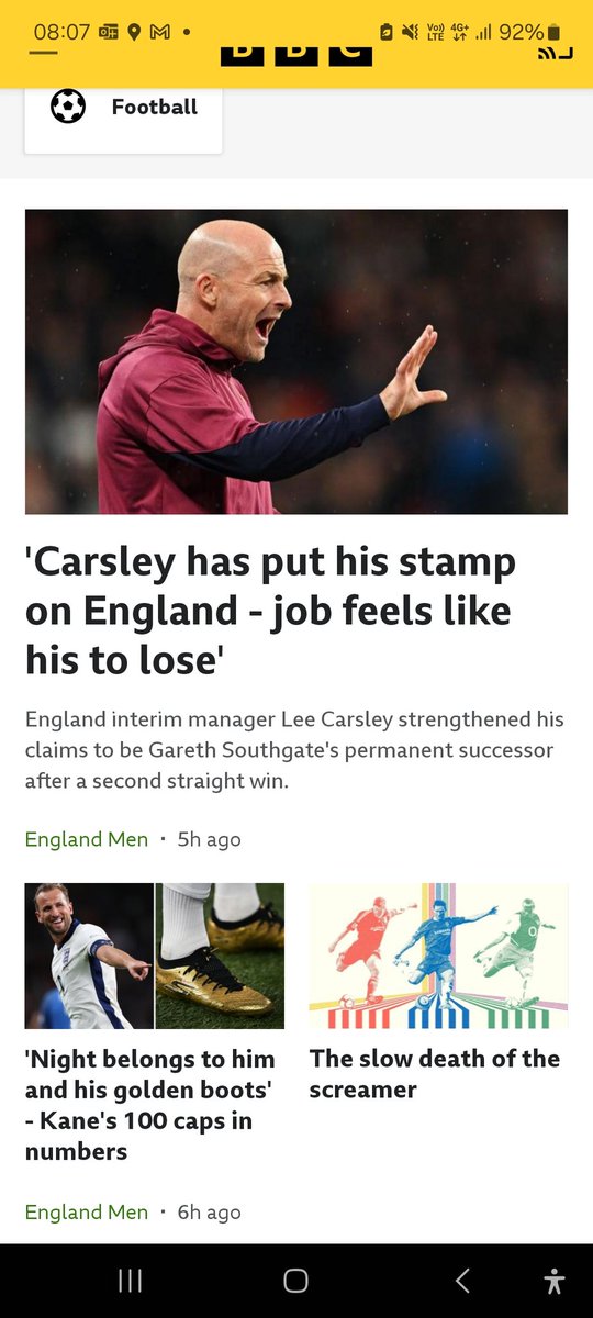 deeps_100's tweet photo. @BBCSport I'm just looking for the match report the morning after the england game and neither of two articles get me to this. This is always an issue and why BBC app is not my go to. https://t.co/7LBkerKYUq