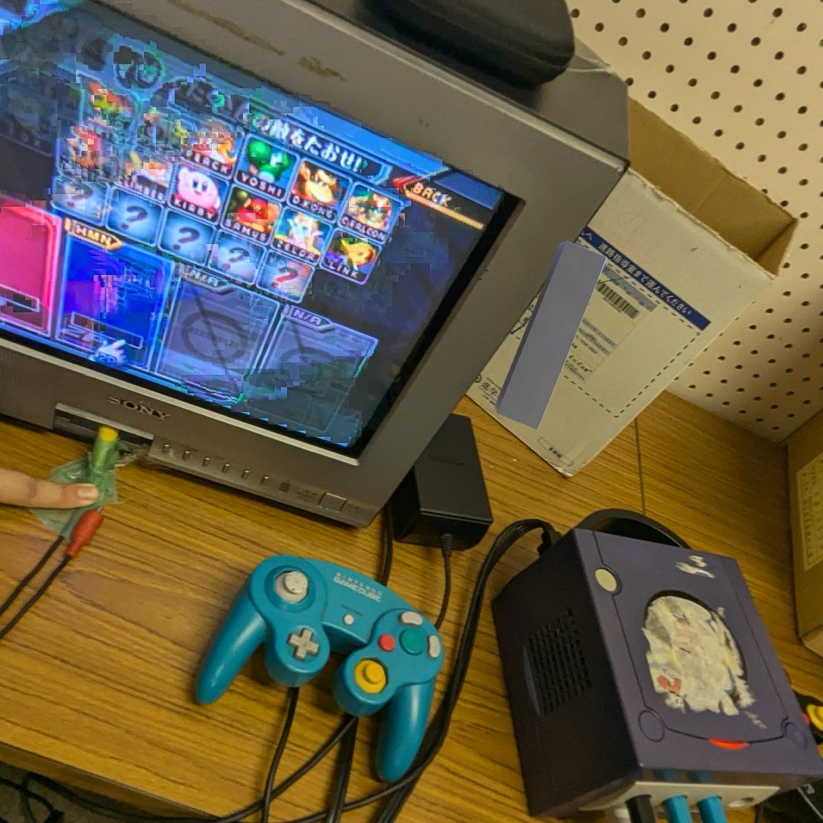 ゲームキューブが使用可能！！
昼休みのお楽しみのためにぜひ放送部入部して下さい〜